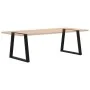 Patas para mesa de comedor en forma de V 2 uds acero negro by , Table legs - Ref: Foro24-4012572, Price: 88,48 €, Discount: %