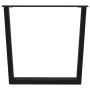Patas para mesa de comedor en forma de V 2 uds acero negro by , Table legs - Ref: Foro24-4012648, Price: 89,61 €, Discount: %