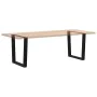 Patas para mesa de comedor en forma de V 2 uds acero negro by , Table legs - Ref: Foro24-4012648, Price: 89,61 €, Discount: %