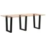 Patas para mesa de comedor en forma de V 3 uds acero negro by , Table legs - Ref: Foro24-4012660, Price: 121,87 €, Discount: %