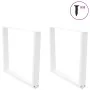 Patas mesa comedor forma V 2uds acero blanco 100x(72-73,3)cm von , Tischbeine - Ref: Foro24-4012657, Preis: 109,61 €, Rabatt: %