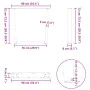 Patas para mesa de comedor en forma de V 2 uds acero natural von , Tischbeine - Ref: Foro24-4012655, Preis: 103,59 €, Rabatt: %