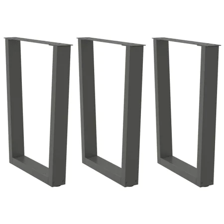 Patas para mesa de comedor en forma de V 3 uds antracita acero by , Table legs - Ref: Foro24-4012662, Price: 136,81 €, Discou...