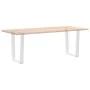 Patas para mesa de comedor en forma de V 2 uds acero blanco by , Table legs - Ref: Foro24-4012641, Price: 92,15 €, Discount: %