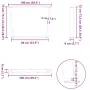 Patas para mesa comedor forma V 3uds antracita 100x(72-73,3) cm by , Table legs - Ref: Foro24-4012674, Price: 159,85 €, Disco...