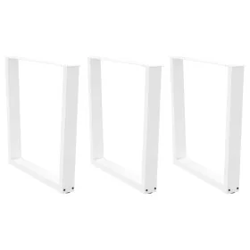 Patas para mesa de comedor en forma de V 3 uds acero blanco by , Table legs - Ref: Foro24-4012669, Price: 151,06 €, Discount: %