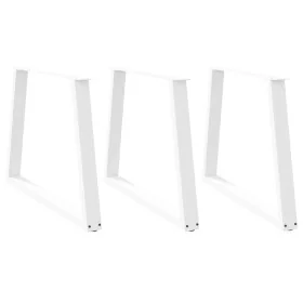 Patas para mesa de comedor en forma de V 3 uds acero blanco by , Table legs - Ref: Foro24-4012593, Price: 154,48 €, Discount: %