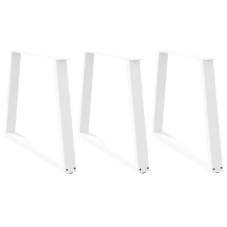 Patas para mesa de comedor en forma de V 3 uds acero blanco by , Table legs - Ref: Foro24-4012593, Price: 154,48 €, Discount: %