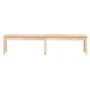 2-seater garden bench solid pine wood 203.5x44x45 cm by vidaXL, garden benches - Ref: Foro24-824018, Price: 88,62 €, Discount: %