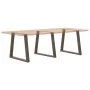 Patas para mesa de comedor en forma de V 3 uds acero natural by , Table legs - Ref: Foro24-4012591, Price: 141,36 €, Discount: %