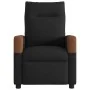 Sillón reclinable de masaje de tela negro by , Armchairs - Ref: Foro24-4104819, Price: 205,91 €, Discount: %