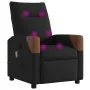 Sillón reclinable de masaje de tela negro by , Armchairs - Ref: Foro24-4104819, Price: 205,91 €, Discount: %