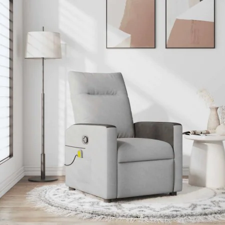 Sillón de masaje reclinable de tela gris nube von , Sessel - Ref: Foro24-4104831, Preis: 205,26 €, Rabatt: %