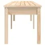 2-seater garden bench solid pine wood 203.5x44x45 cm by vidaXL, garden benches - Ref: Foro24-824018, Price: 88,62 €, Discount: %