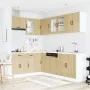 Mueble cocina Lucca roble sonoma 11 pzas madera contrachapada de , Armarios de cocina - Ref: Foro24-3314894, Precio: 686,94 €...