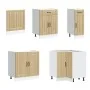Mueble cocina Lucca roble sonoma 11 pzas madera contrachapada de , Armarios de cocina - Ref: Foro24-3314894, Precio: 686,94 €...