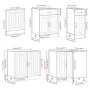 Mueble cocina Lucca roble sonoma 11 pzas madera contrachapada de , Armarios de cocina - Ref: Foro24-3314894, Precio: 686,94 €...