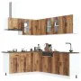 Mueble cocina Kalmar madera vieja 11 pzas madera contrachapada by , Kitchen cabinets - Ref: Foro24-3314889, Price: 720,37 €, ...