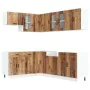 Mueble cocina Kalmar madera vieja 11 pzas madera contrachapada by , Kitchen cabinets - Ref: Foro24-3314889, Price: 720,37 €, ...