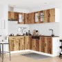 Mueble cocina Kalmar madera vieja 11 pzas madera contrachapada by , Kitchen cabinets - Ref: Foro24-3314889, Price: 720,37 €, ...
