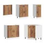 Mueble cocina Kalmar madera vieja 11 pzas madera contrachapada by , Kitchen cabinets - Ref: Foro24-3314889, Price: 720,37 €, ...