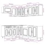 Mueble cocina Kalmar madera vieja 11 pzas madera contrachapada by , Kitchen cabinets - Ref: Foro24-3314889, Price: 720,37 €, ...