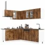 Mueble cocina Lucca roble ahumado 11 pzas madera contrachapada de , Armarios de cocina - Ref: Foro24-3314896, Precio: 697,47 ...
