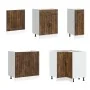 Mueble cocina Lucca roble ahumado 11 pzas madera contrachapada de , Armarios de cocina - Ref: Foro24-3314896, Precio: 697,47 ...