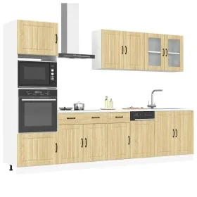 Mueble cocina Kalmar roble sonoma 7 pzas madera contrachapada von , Küchenschränke - Ref: Foro24-3314744, Preis: 601,84 €, Ra...