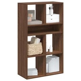 Estantería madera de ingeniería color marrón roble 66x31x112 cm by , Bookcases and shelves - Ref: Foro24-860307, Price: 77,52...
