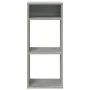 Estantería madera contrachapada gris hormigón 34x31x80 cm by , Bookcases and shelves - Ref: Foro24-860277, Price: 38,77 €, Di...