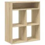 Estantería madera ingeniería color roble 66x31x80 cm de , Librerías y estanterías - Ref: Foro24-860294, Precio: 57,91 €, Desc...