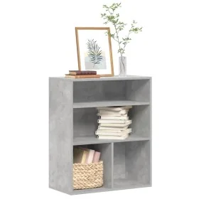 Estantería madera contrachapada gris hormigón 60x30x71,5 cm by , Bookcases and shelves - Ref: Foro24-860313, Price: 48,90 €, ...