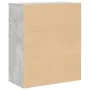 Estantería madera contrachapada gris hormigón 60x30x71,5 cm by , Bookcases and shelves - Ref: Foro24-860313, Price: 49,56 €, ...