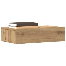 Mesita de noche madera de ingeniería roble artisan 60x35 cm by , Nightstands - Ref: Foro24-3329160, Price: 45,45 €, Discount: %