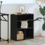 Estantería madera ingeniería negra 60x30x71,5 cm de , Librerías y estanterías - Ref: Foro24-860311, Precio: 51,95 €, Descuent...