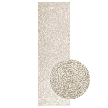 Alfombra ZIZUR apariencia yute interior exterior crema 80x250cm by , Rugs - Ref: Foro24-4010374, Price: 58,09 €, Discount: %