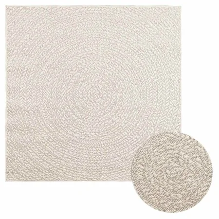 Alfombra ZIZUR apariencia yute interior exterior crema de , Alfombras - Ref: Foro24-4010376, Precio: 54,68 €, Descuento: %