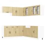 Mueble cocina Lucca roble sonoma 11 pzas madera contrachapada von , Küchenschränke - Ref: Foro24-3314924, Preis: 707,70 €, Ra...