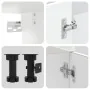 Mueble cocina Kalmar blanco de alto brillo 7 pzas de , Armarios de cocina - Ref: Foro24-3314733, Precio: 684,80 €, Descuento: %