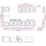 Mueble cocina Kalmar roble marrón 7 pzas madera contrachapada de , Armarios de cocina - Ref: Foro24-3314738, Precio: 624,18 €...