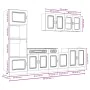 Mueble cocina Kalmar roble marrón 7 pzas madera contrachapada de , Armarios de cocina - Ref: Foro24-3314738, Precio: 624,18 €...