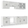 Mueble cocina Kalmar gris hormigón 8 pzas madera contrachapada de , Armarios de cocina - Ref: Foro24-3314835, Precio: 526,54 ...