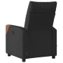 Sillón reclinable de masaje eléctrico tela negro by , Armchairs - Ref: Foro24-3324000, Price: 253,47 €, Discount: %