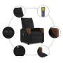 Sillón reclinable de masaje eléctrico tela negro by , Armchairs - Ref: Foro24-3324000, Price: 253,47 €, Discount: %