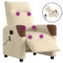 Sillón reclinable de masaje eléctrico tela color crema von , Sessel - Ref: Foro24-3324002, Preis: 240,22 €, Rabatt: %