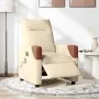 Sillón reclinable de masaje eléctrico tela color crema von , Sessel - Ref: Foro24-3324002, Preis: 240,22 €, Rabatt: %