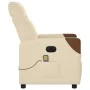 Sillón reclinable de masaje eléctrico tela color crema von , Sessel - Ref: Foro24-3324002, Preis: 240,22 €, Rabatt: %