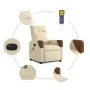 Sillón reclinable de masaje eléctrico tela color crema von , Sessel - Ref: Foro24-3324002, Preis: 240,22 €, Rabatt: %