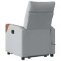 Sillón de masaje reclinable de pie de tela gris claro by , Armchairs - Ref: Foro24-3324014, Price: 288,80 €, Discount: %